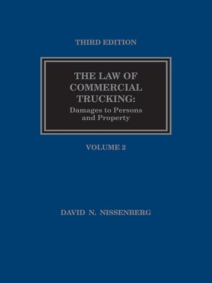 cover image of The Law of Commercial Trucking